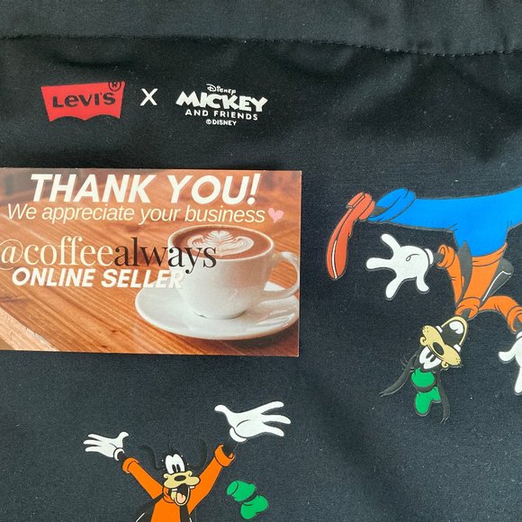 Levi's x Mickey & Friends Reversible Tote Bag NWT - Picture 6 of 12